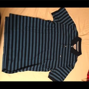 Blue Striped Southern Tide Polo, Large